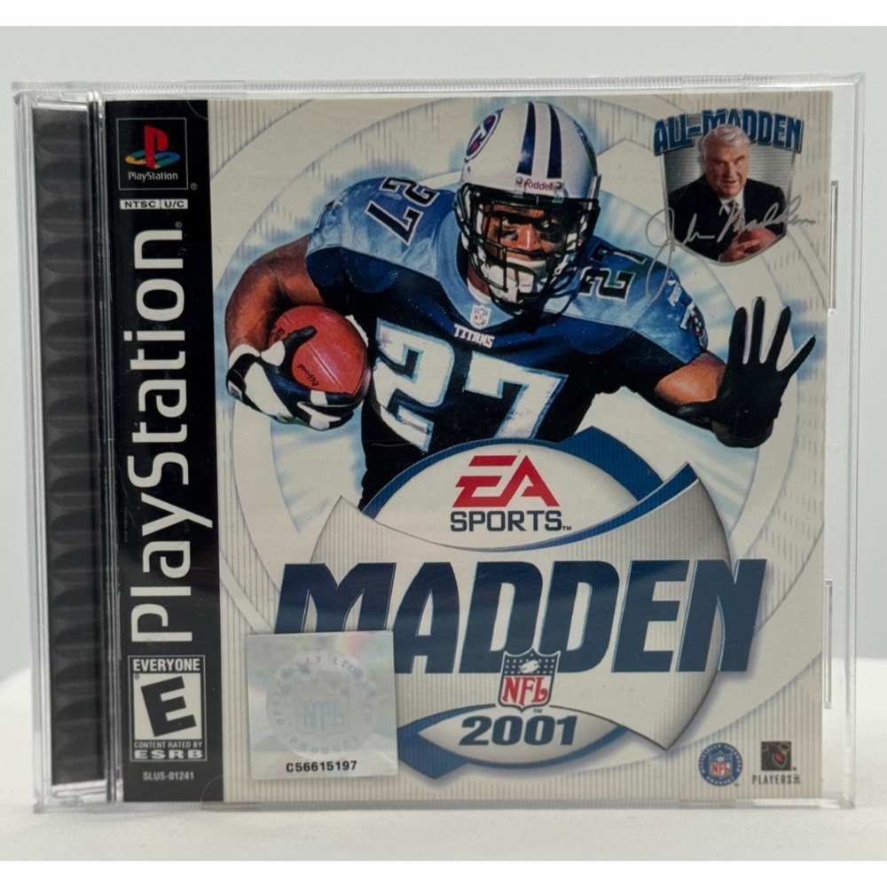 Madden 2001 Playstation PS1 (2000) - With Case and Manual - Tested